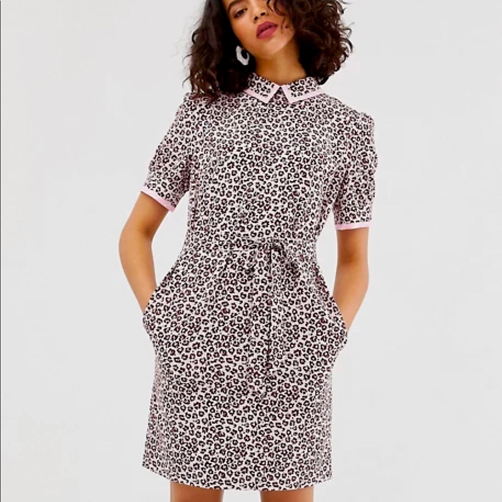 Essentiel Antwerp Saoirse Contrast Collar Dress